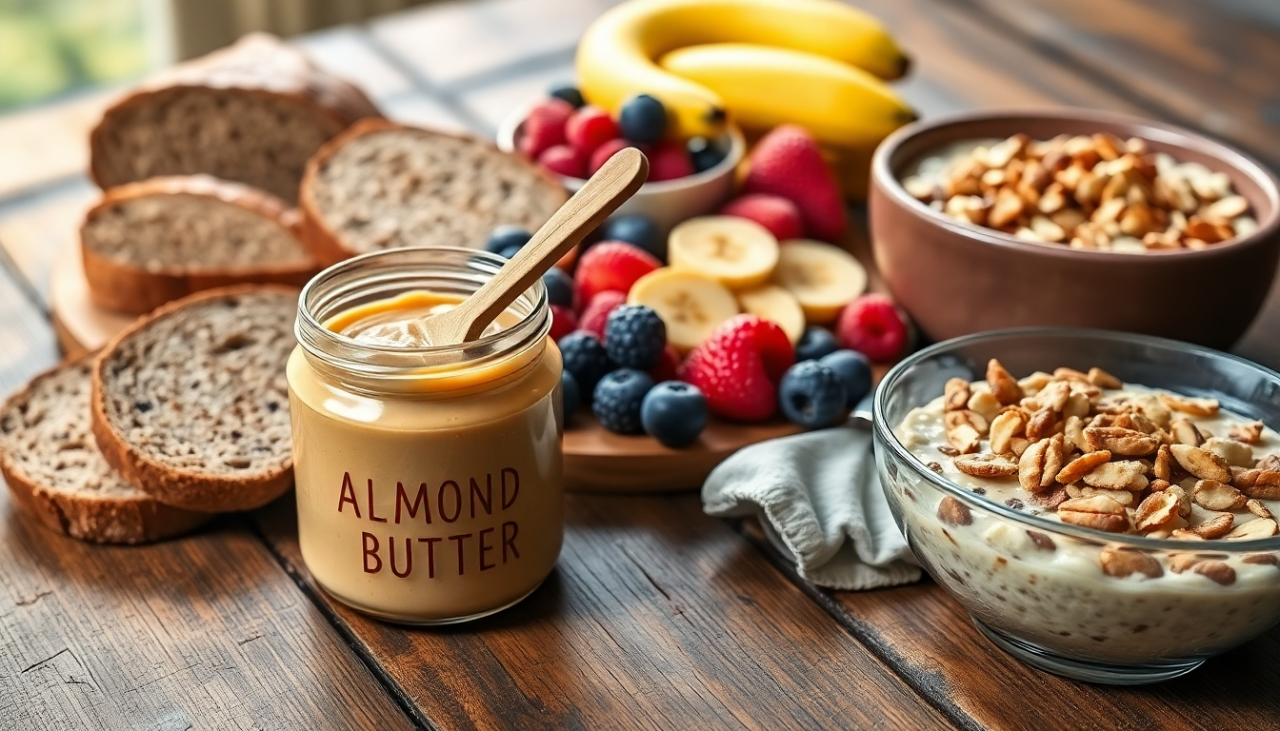 Sağlıklı Kahvaltılar için Badem Ezmesi Önerileri